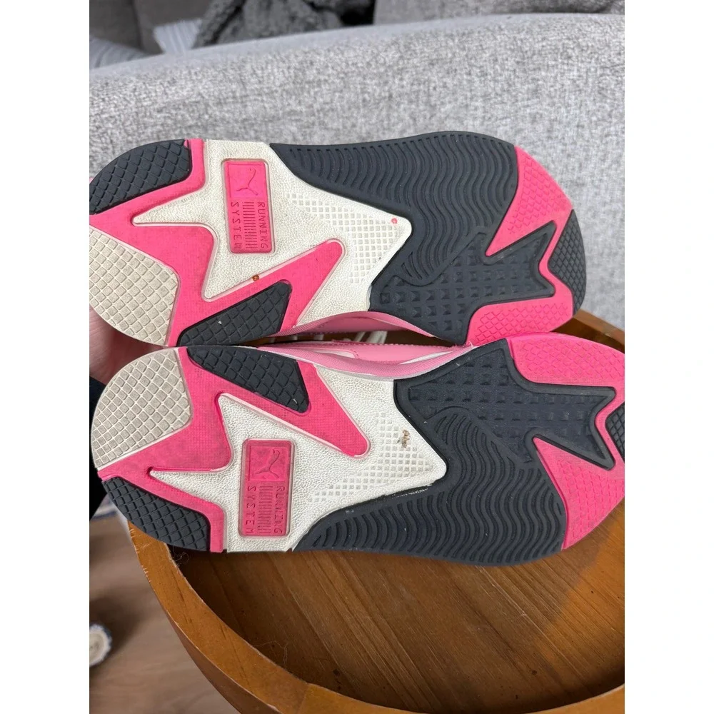 Puma RS-X Reinvent Pink White Black Athletic Sneakers 373797-06 Womens 7